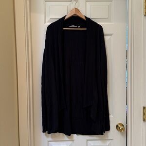 Athleta Black Open Front Cardigan